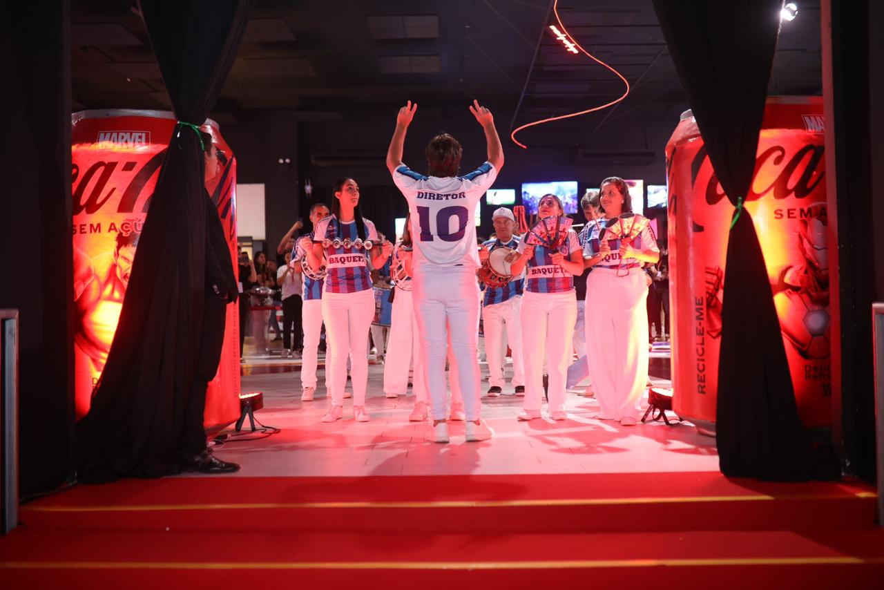 Evento Coca-Cola com Baqueta